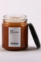 Aberto Design Vela Aromática Sunshine Amber Sándalo Parafina/Soya 6.5x8.5 cm Vidrio Ámbar